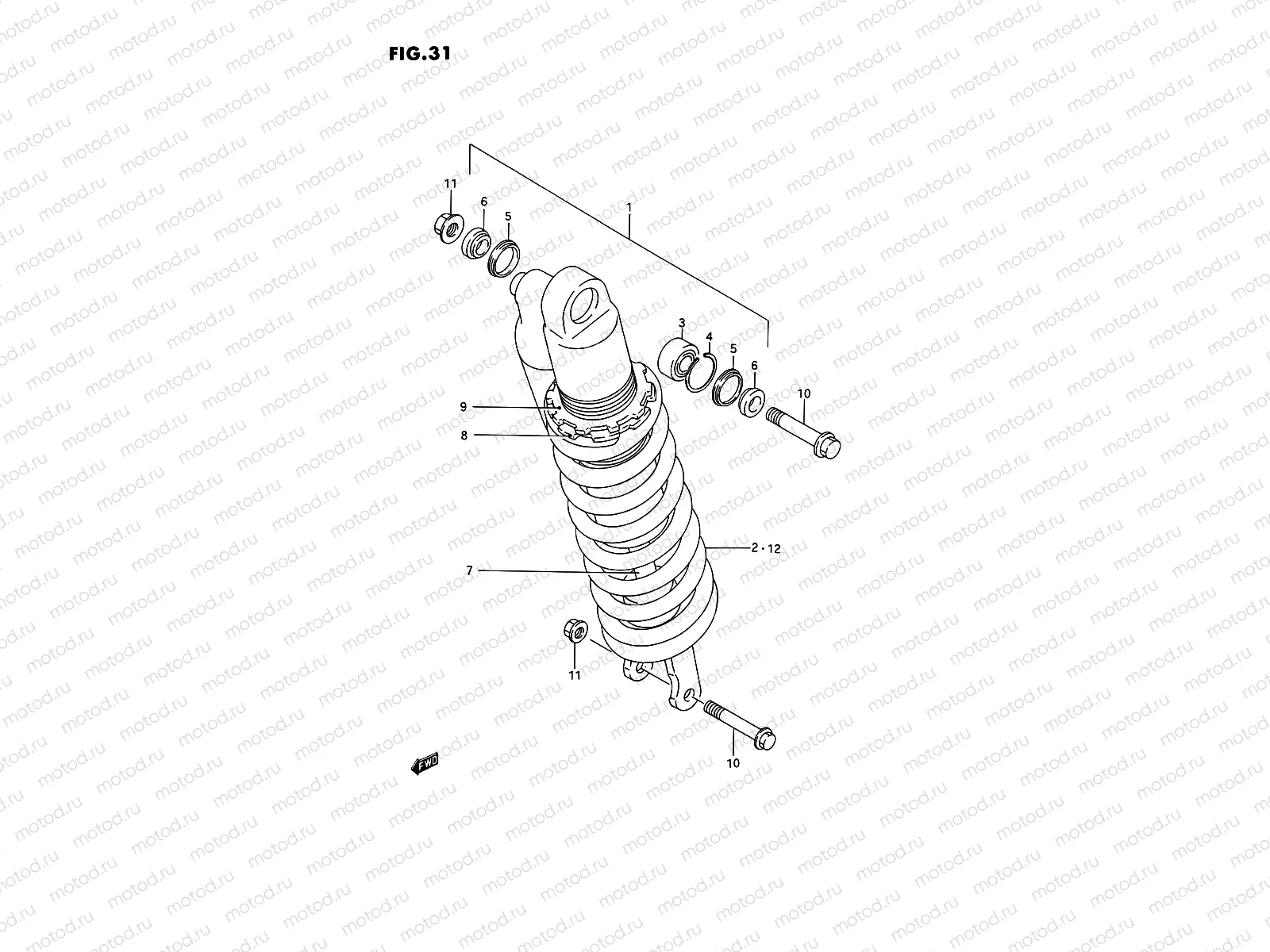 31 - SHOCK ABSORBER (MODEL N)