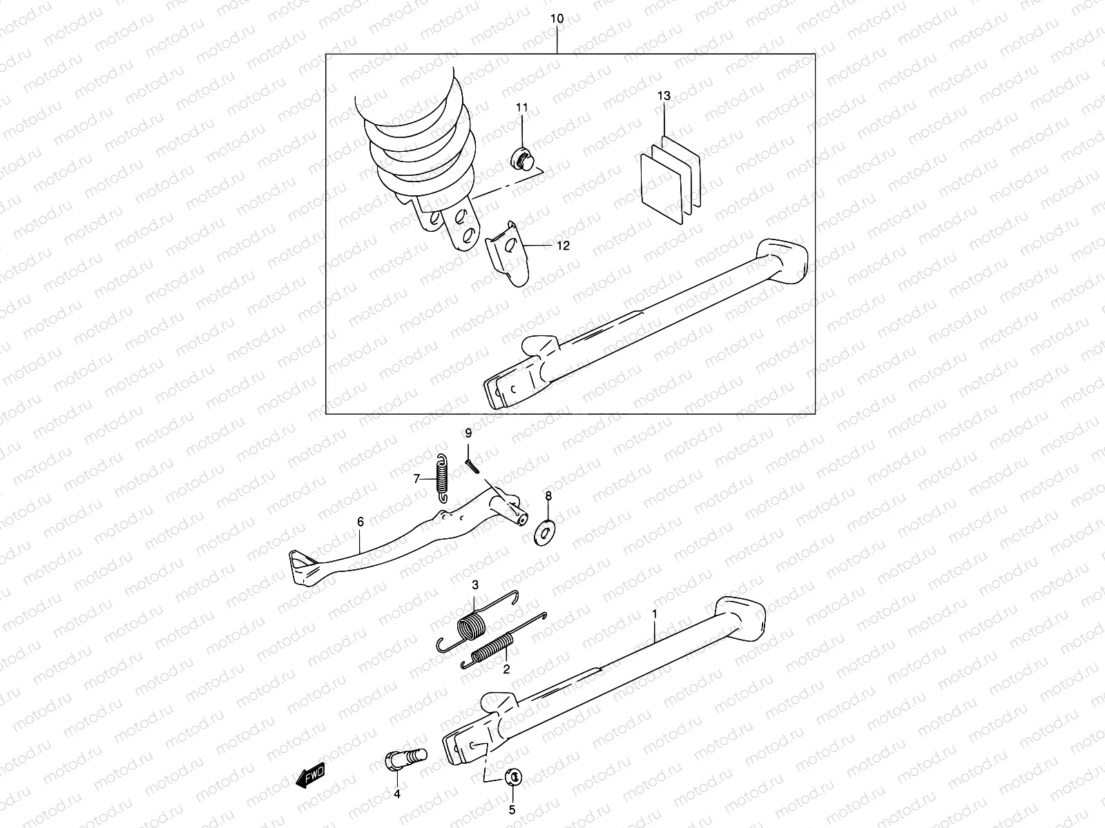 31 - STAND - REAR BRAKE