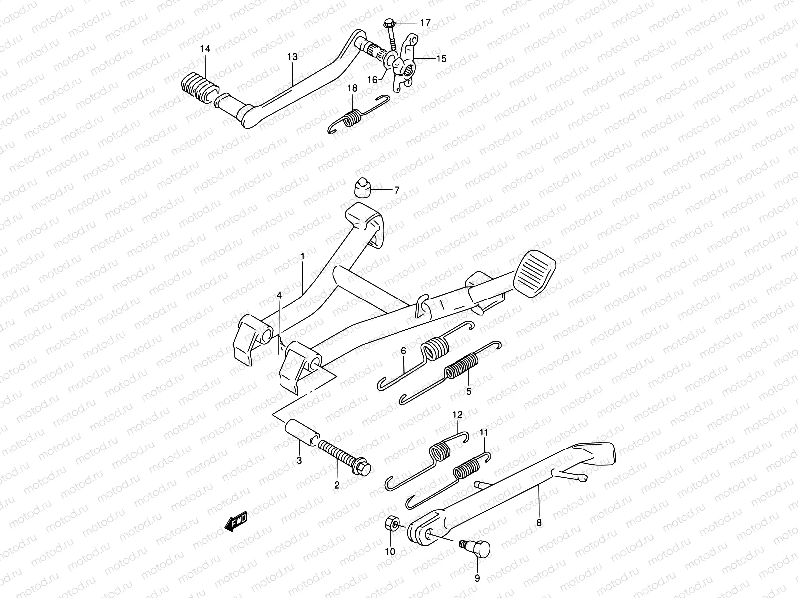 31 - STAND - REAR BRAKE