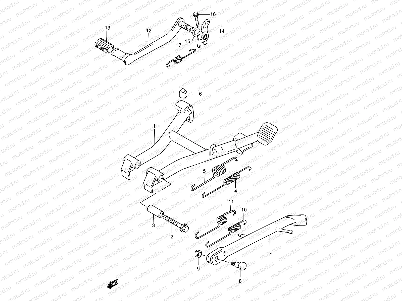 31 - STAND - REAR BRAKE