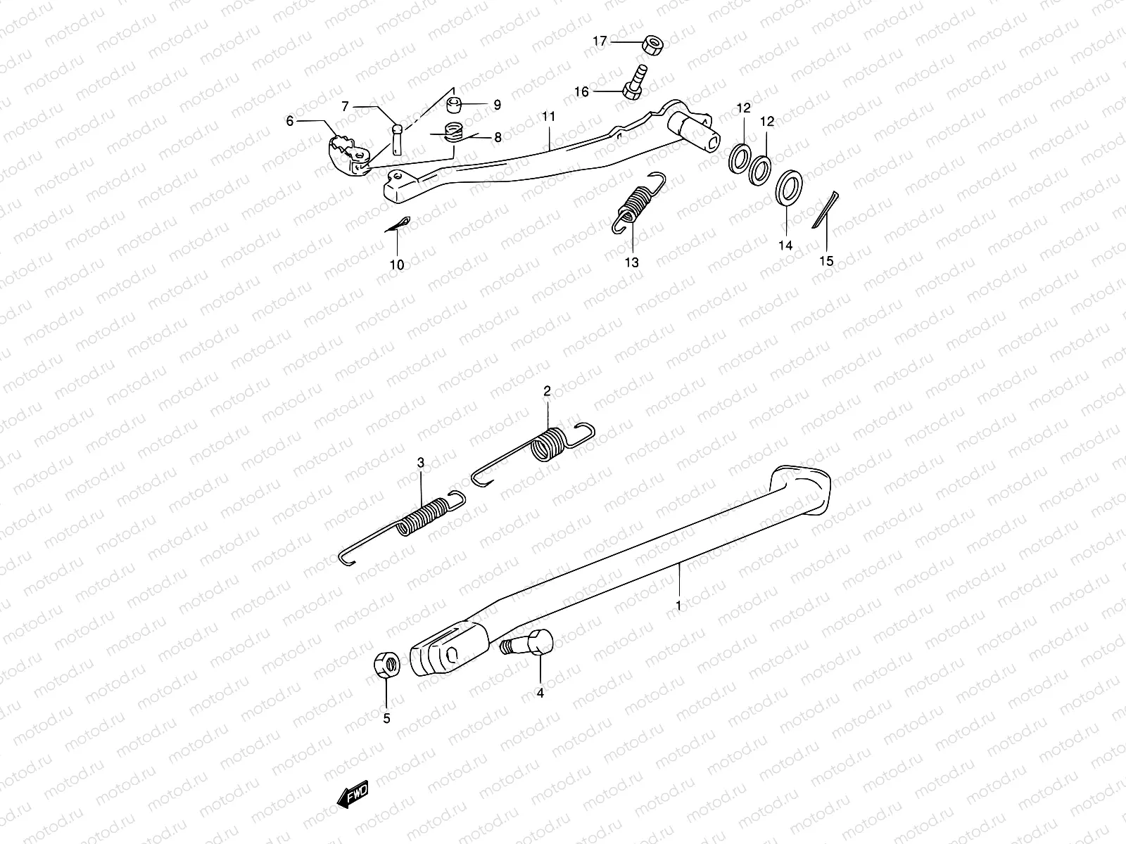 31 - STAND - REAR BRAKE