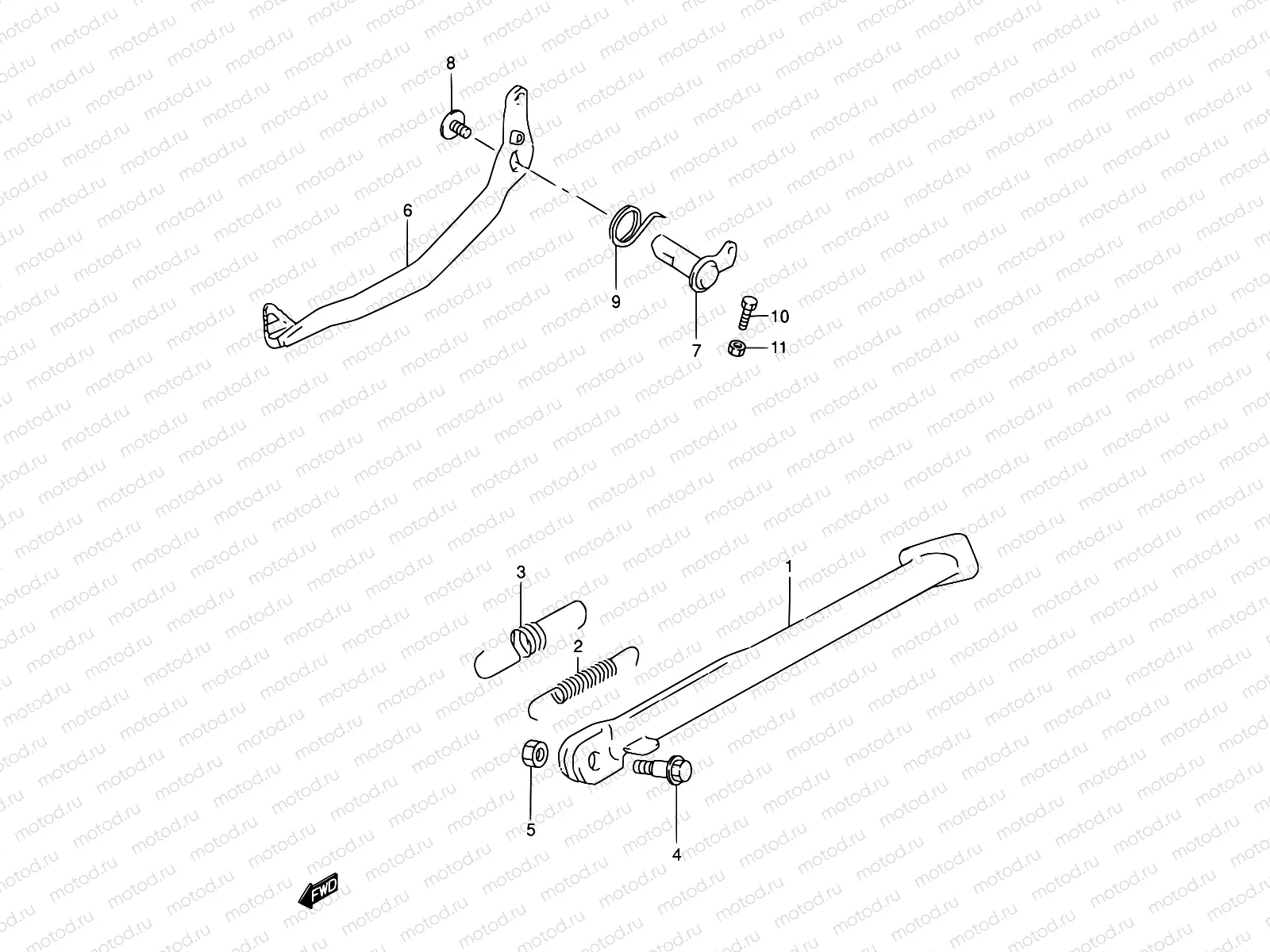31 - STAND - REAR BRAKE