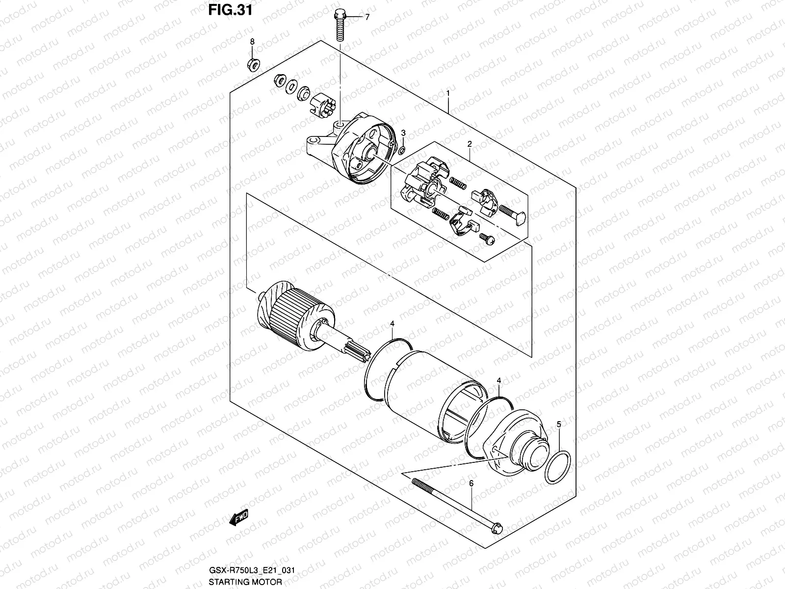 31 - STARTING MOTOR