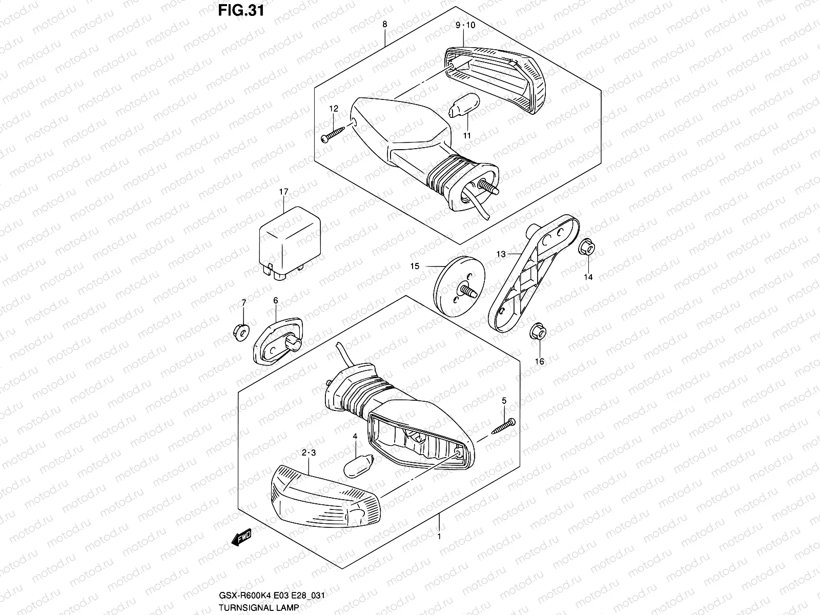 31 - TURN SIGNAL LAMP