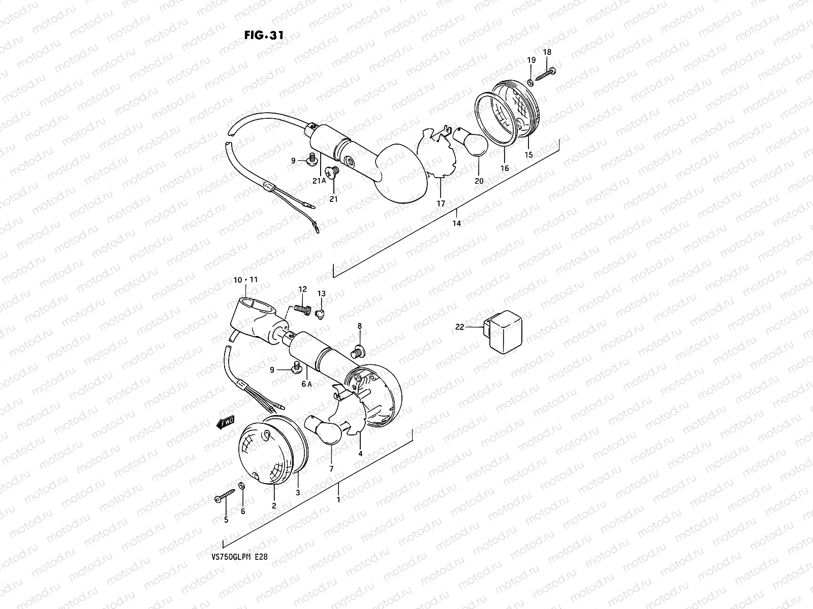 31 - TURN SIGNAL LAMP
