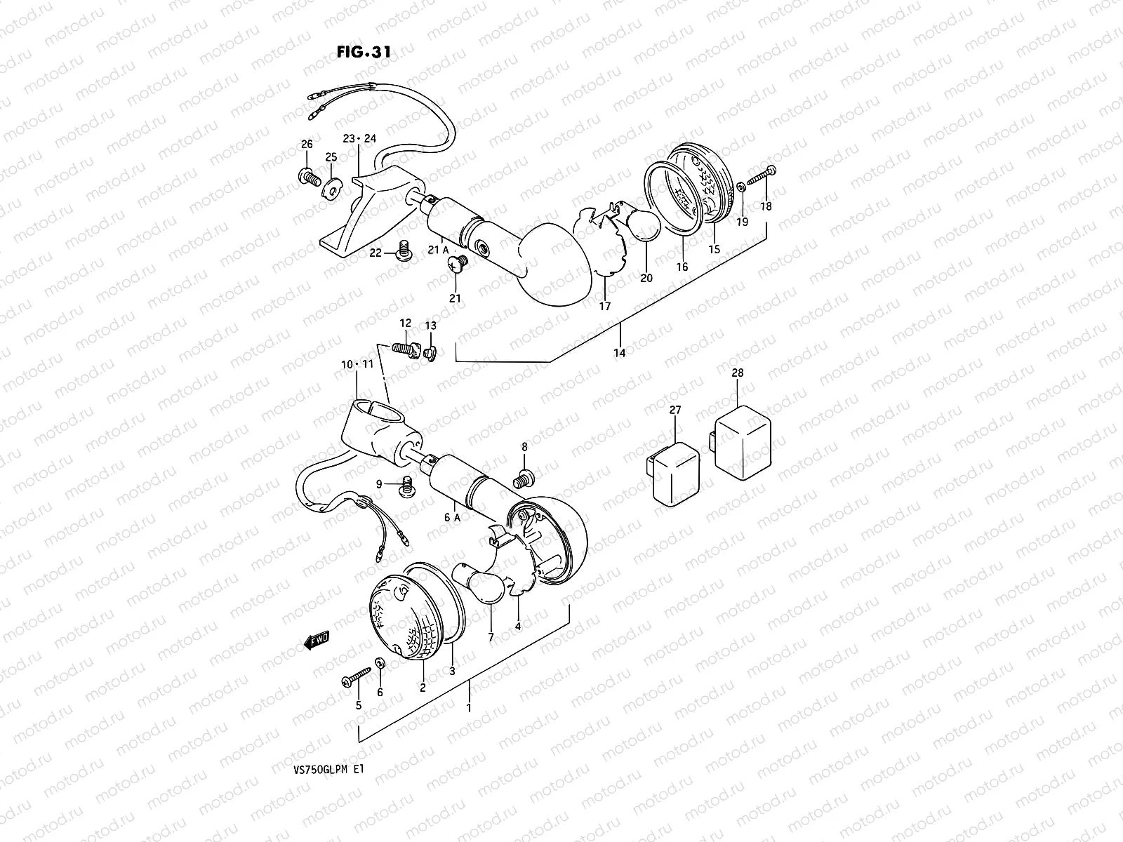 31 - TURN SIGNAL LAMP