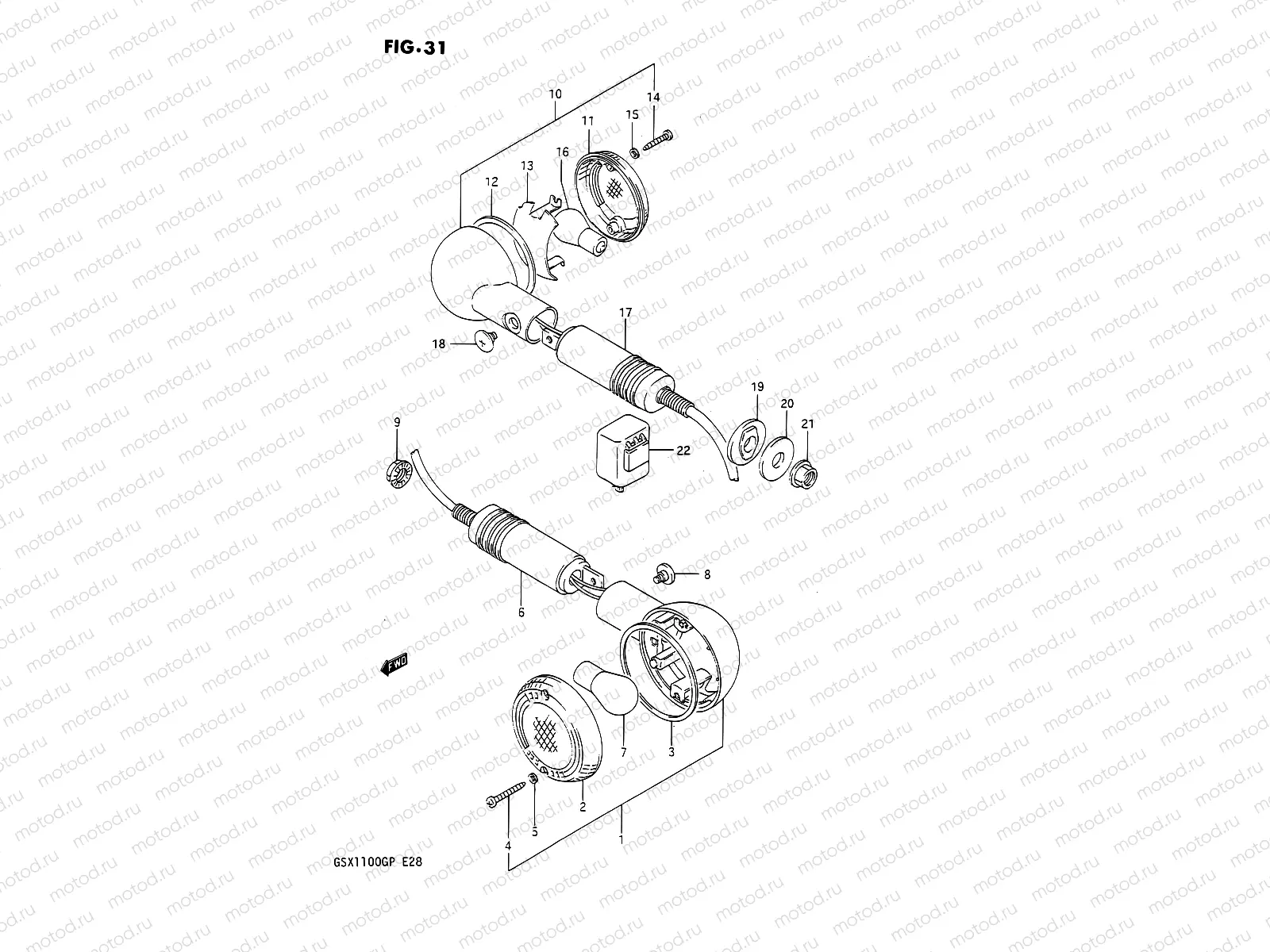 31 - TURN SIGNAL LAMP