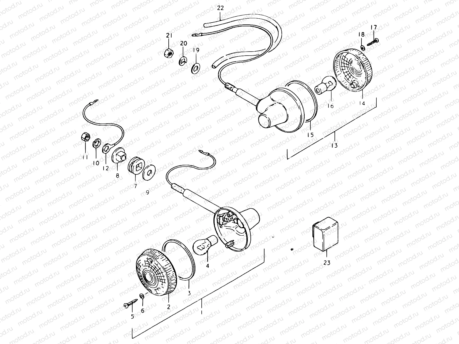 31 - TURN SIGNAL LAMP (E16)