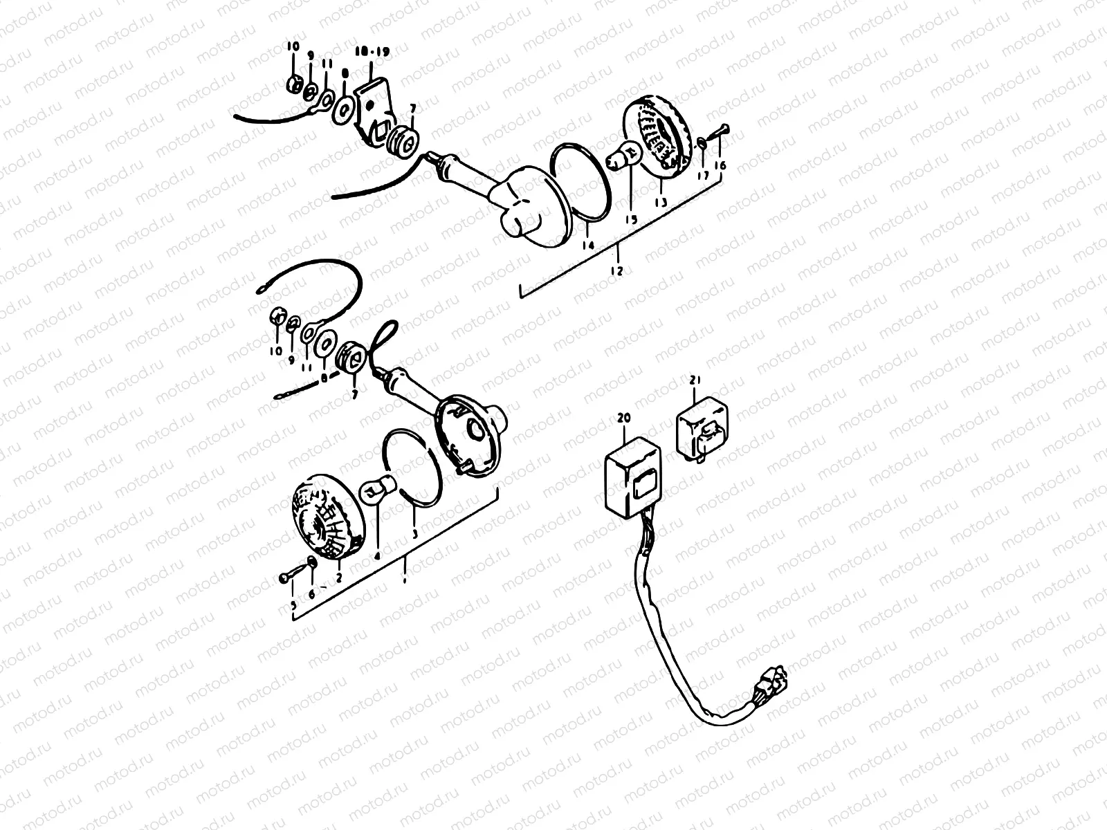 31 - TURN SIGNAL LAMP (E39)
