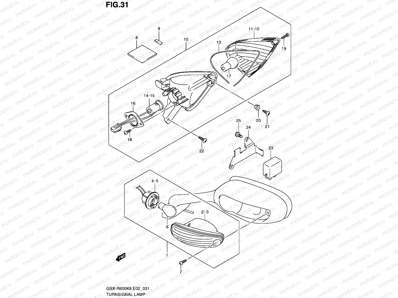 31 - TURNSIGNAL LAMP