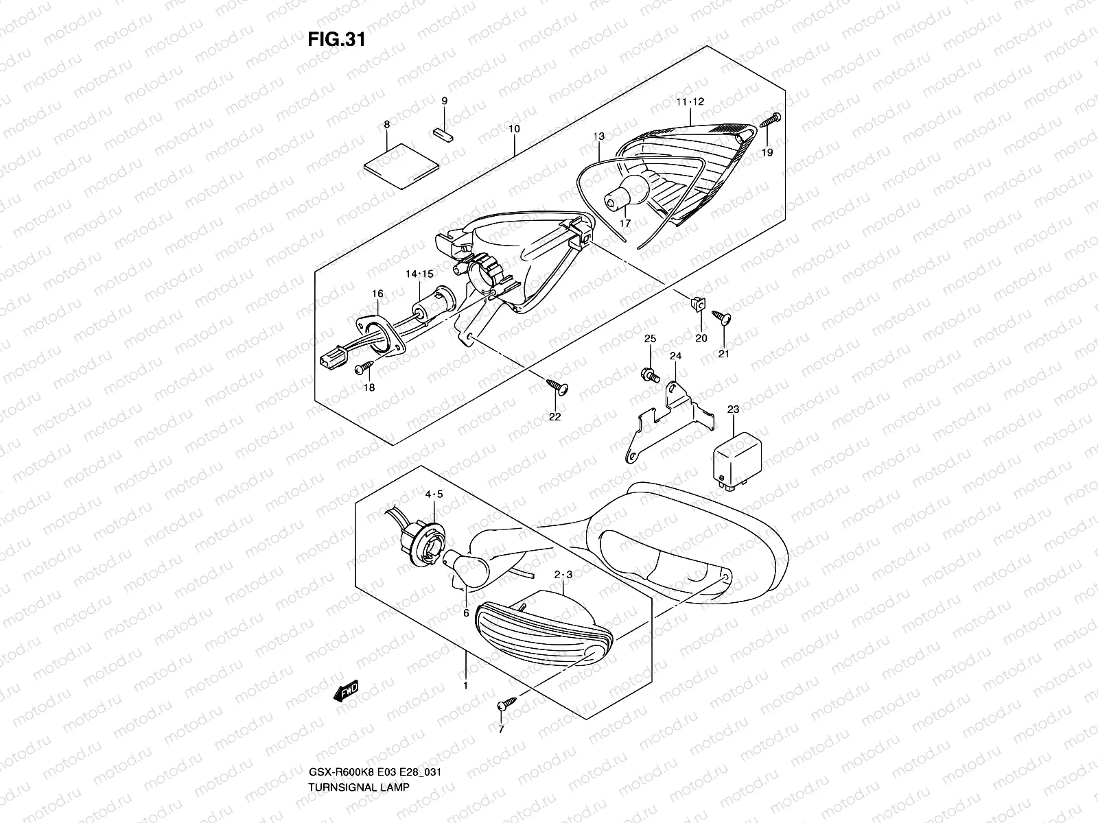 31 - TURNSIGNAL LAMP