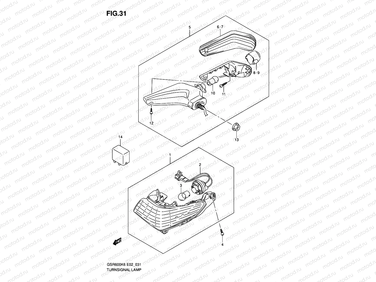 31 - TURNSIGNAL LAMP