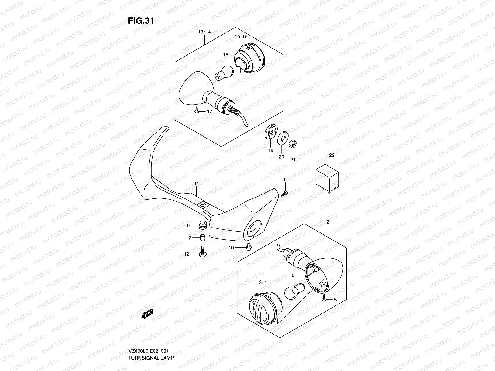31 - TURNSIGNAL LAMP