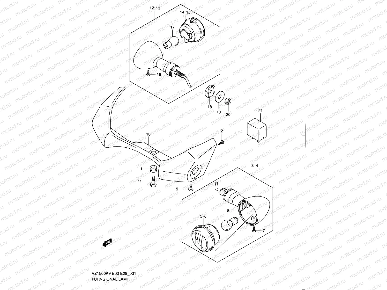 31 - TURNSIGNAL LAMP