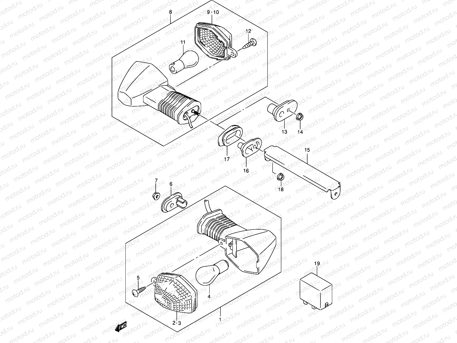 31 - TURNSIGNAL LAMP (SV1000S/S1/S2)