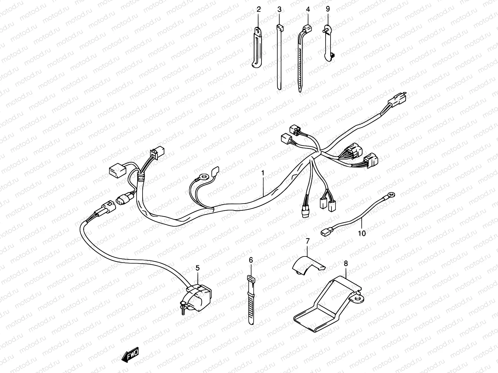 31 - WIRING HARNESS (DR-Z400Y/K1/K2/K3/K4)