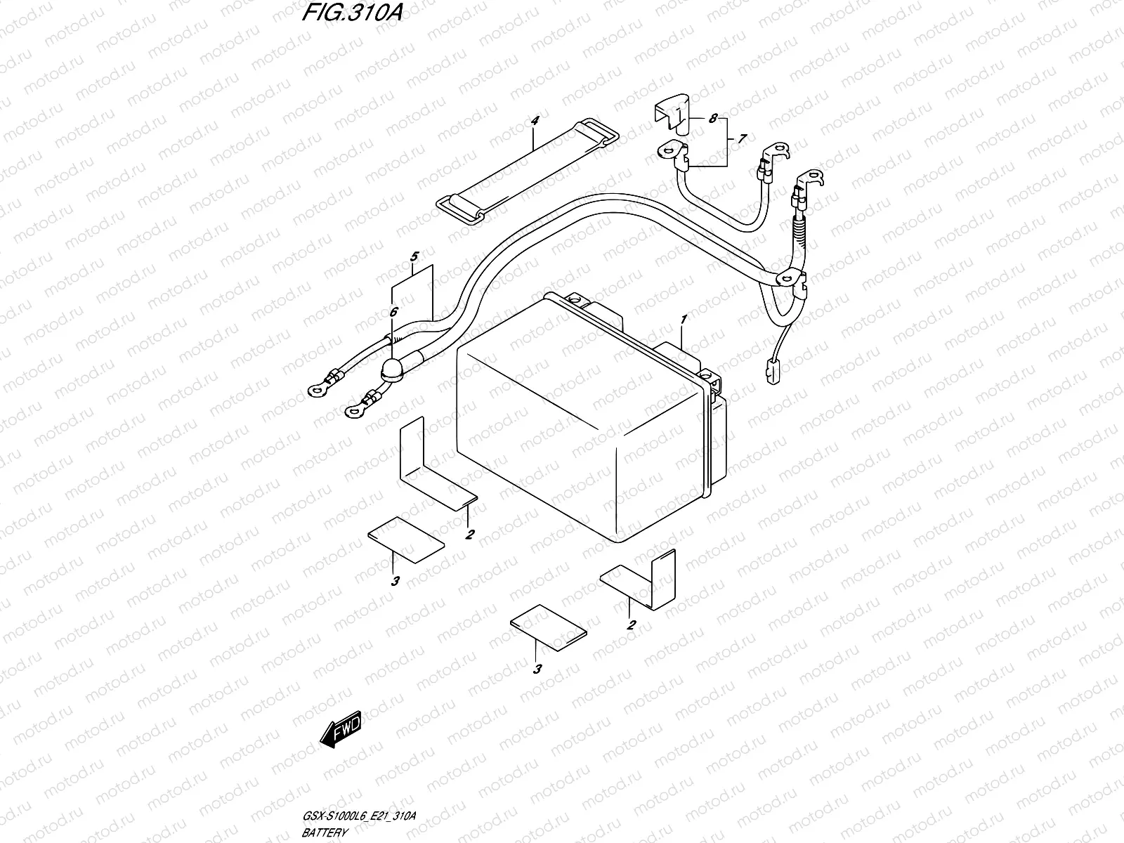310A - BATTERY (GSX-S1000L6 E21)