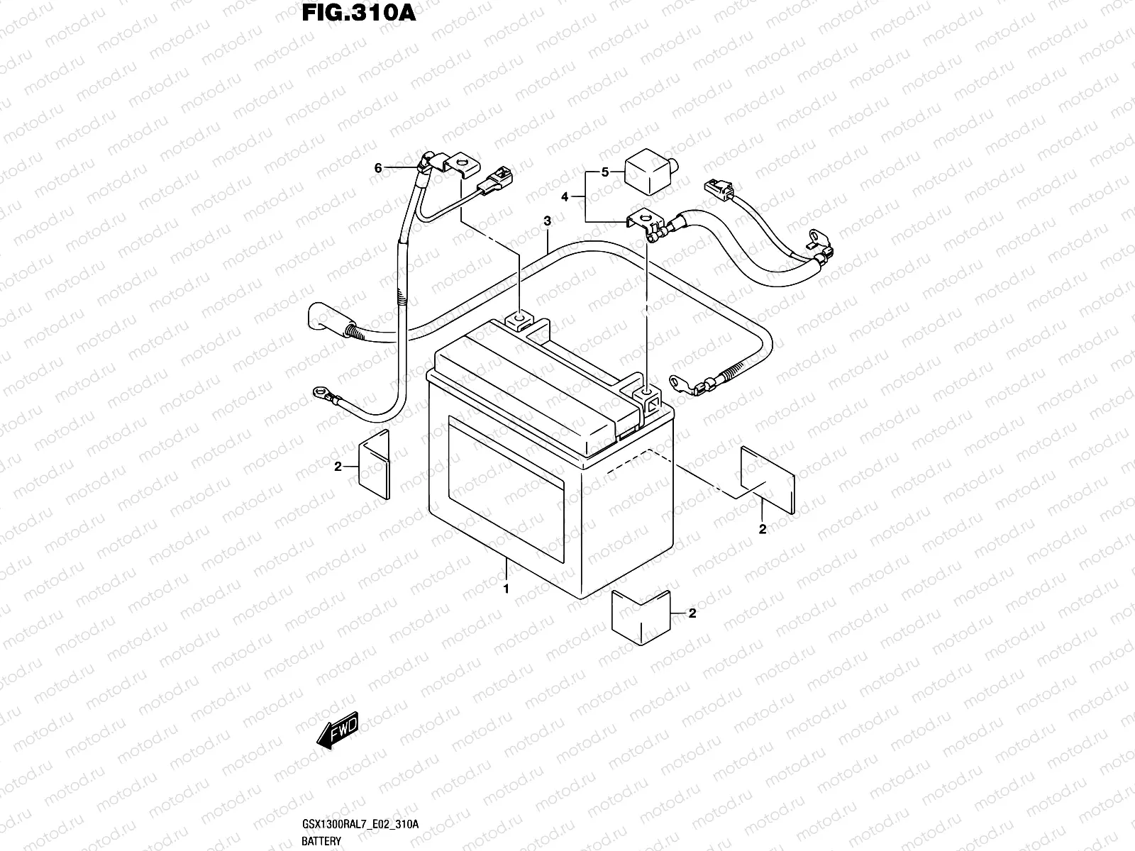 310A - BATTERY (GSX1300RAL7 E02)