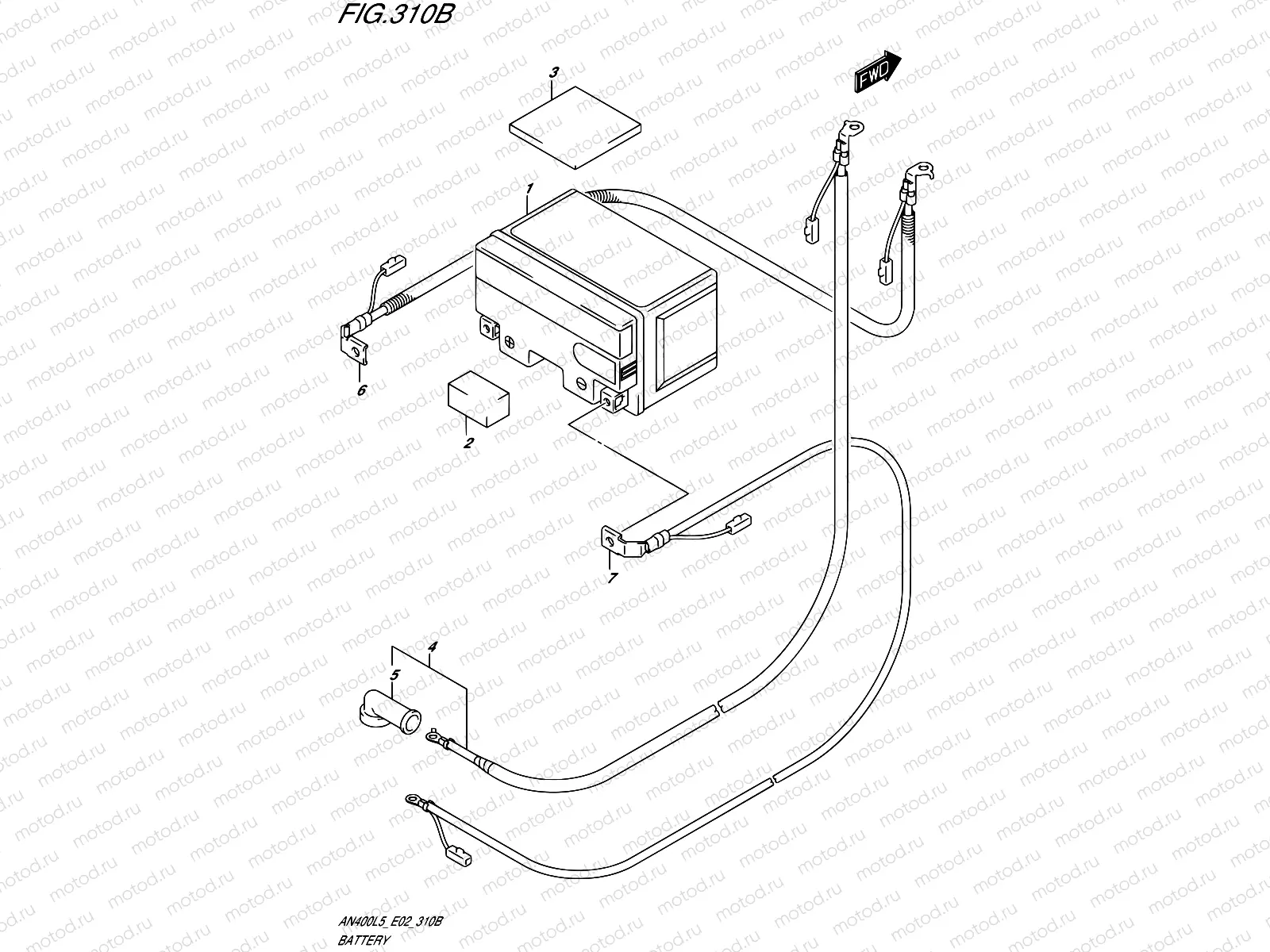 310B - BATTERY (AN400AL5 E02)