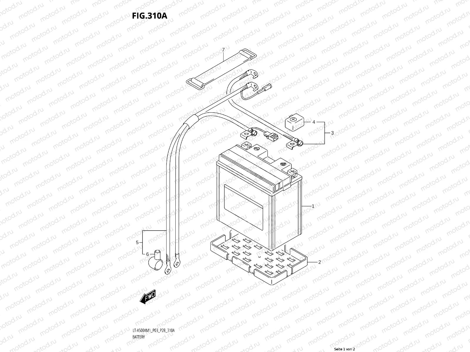 310B - BATTERY (LT-A500XP)