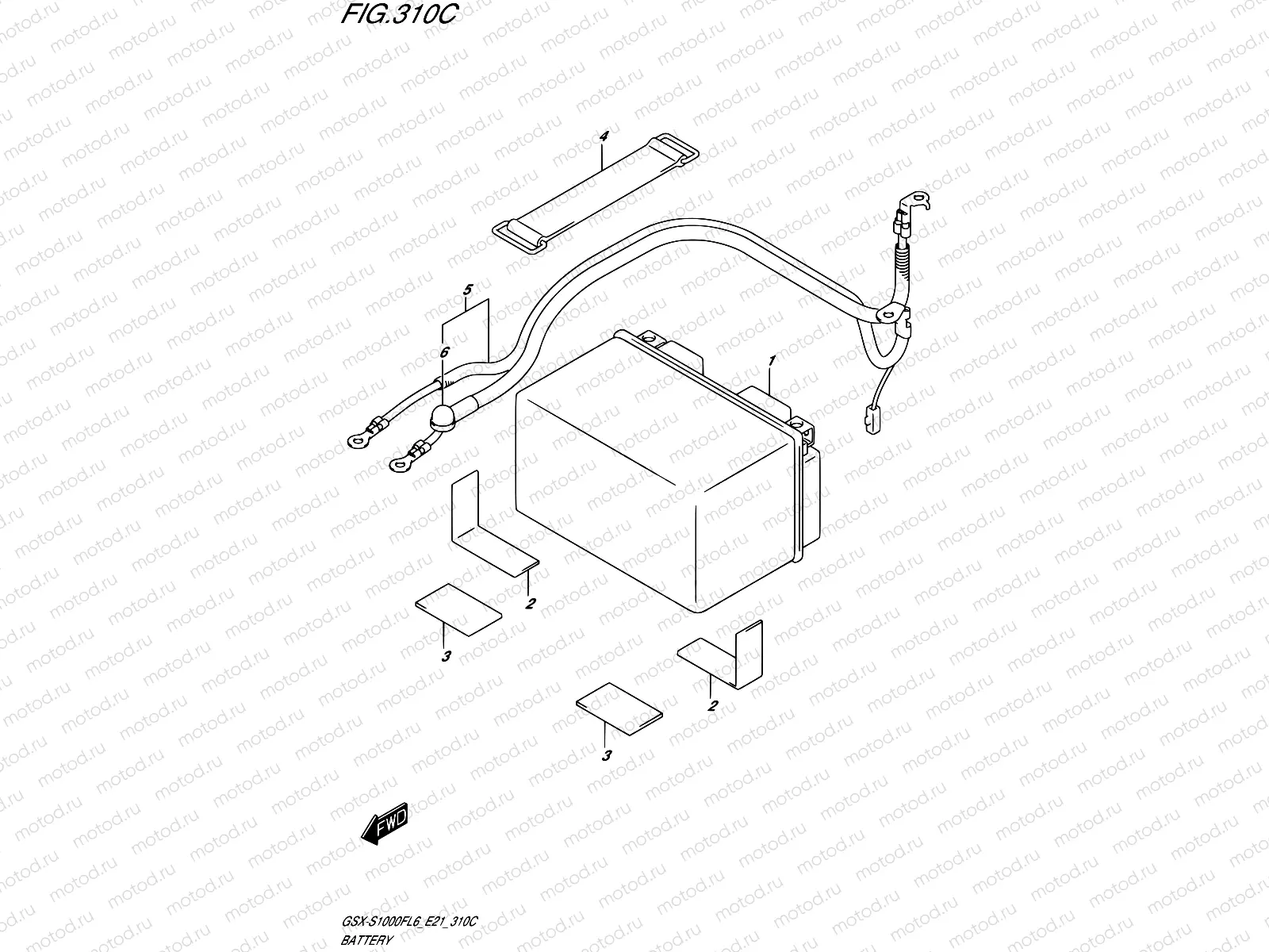 310C - BATTERY (GSX-S1000FAL6 E21)