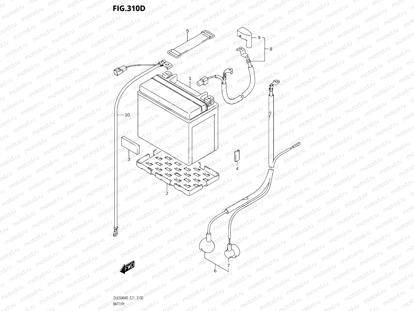 310D - BATTERY
