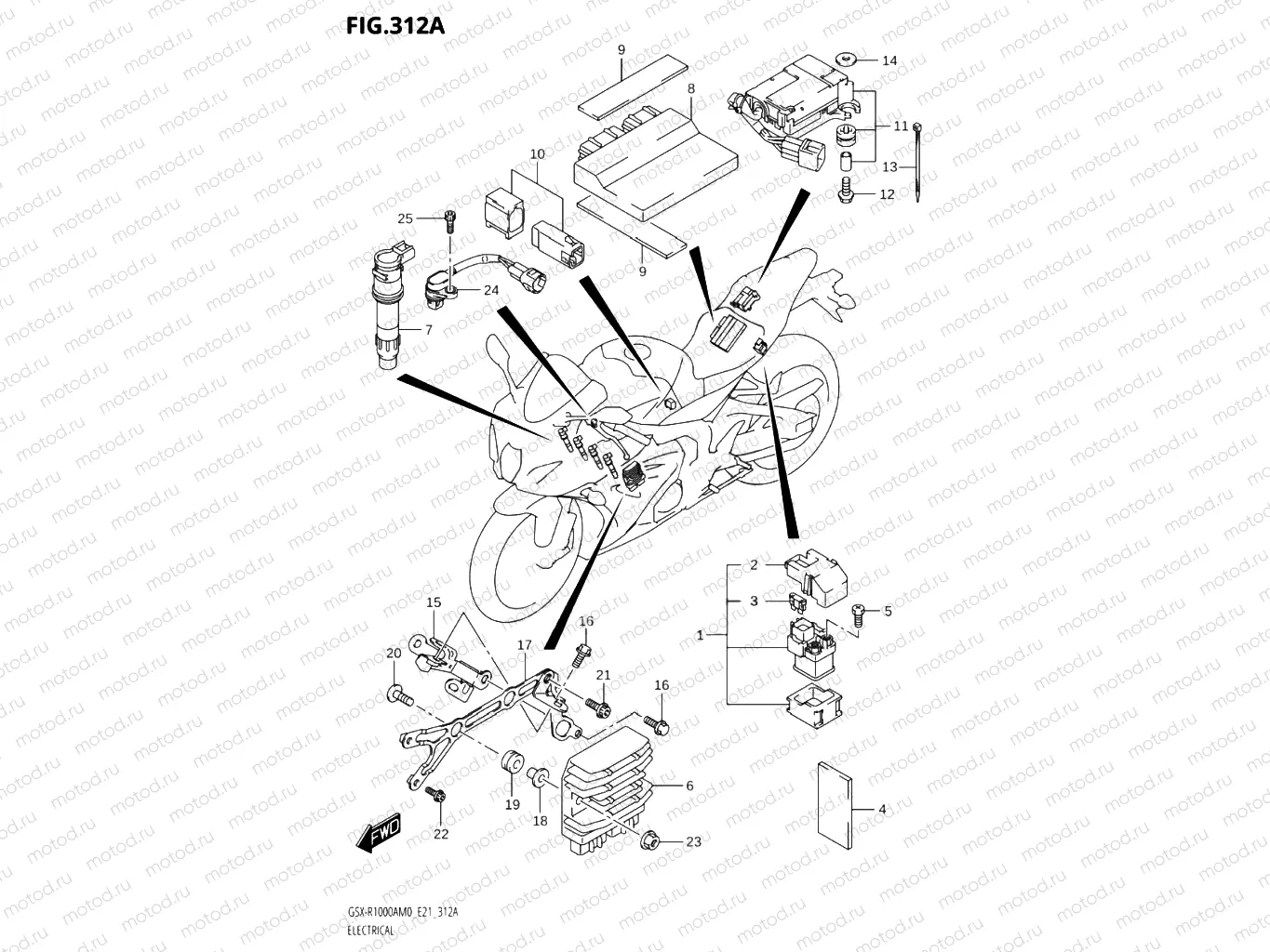 312A - ELECTRICAL (GSX-R1000RA,GSX-R1000RZA)