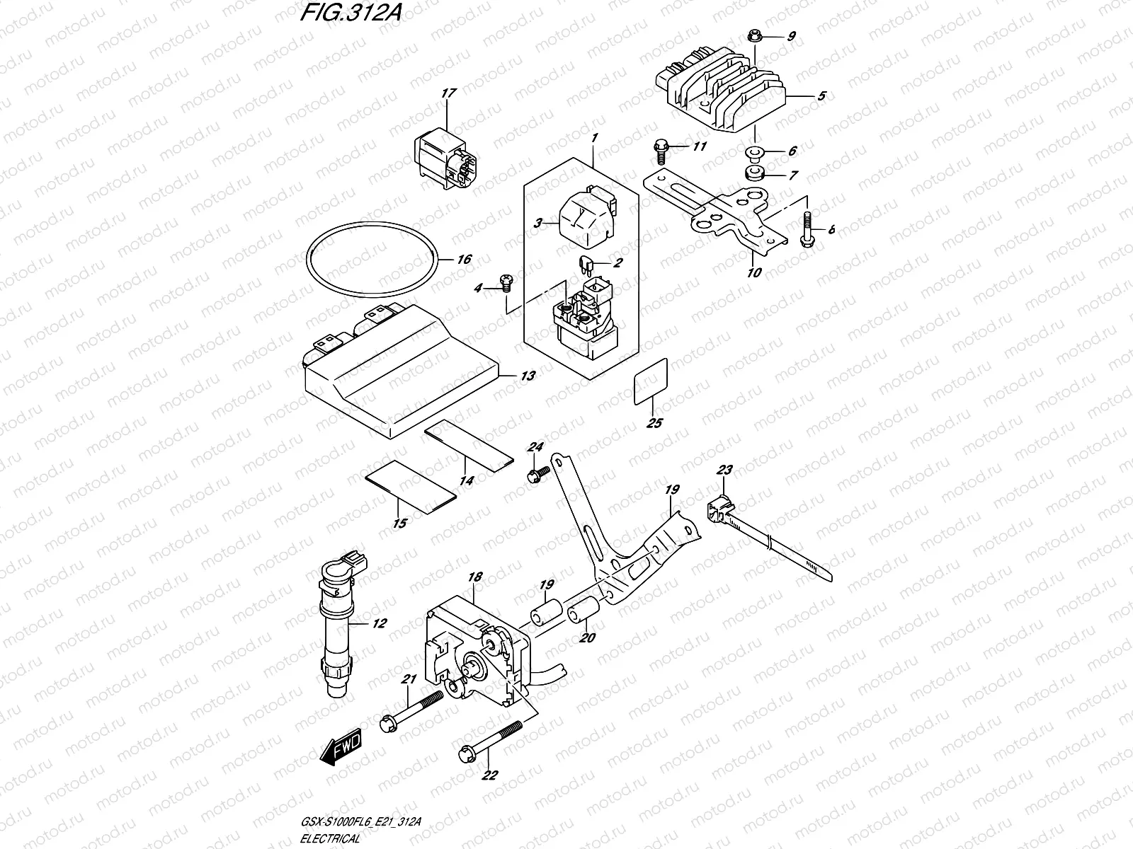 312A - ELECTRICAL (GSX-S1000FL6 E21)