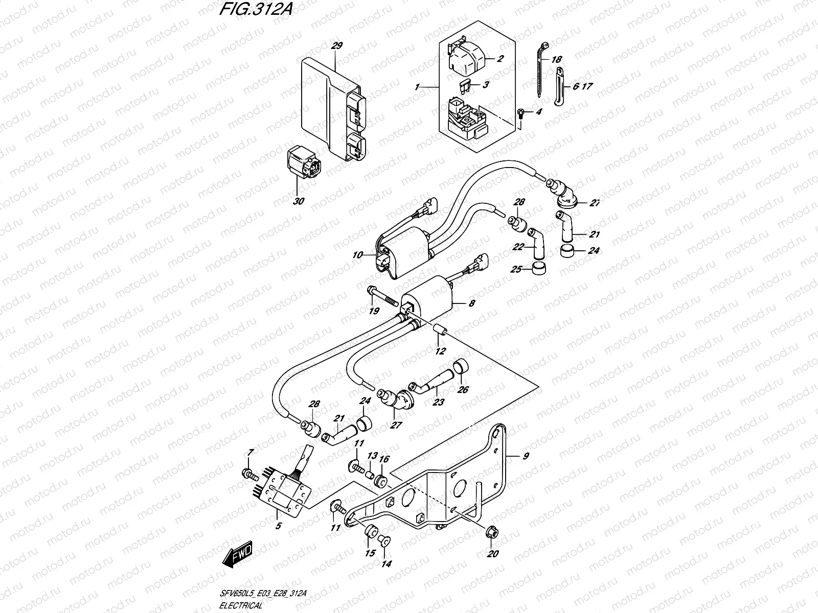 312A - ELECTRICAL (SFV650L5 E03)