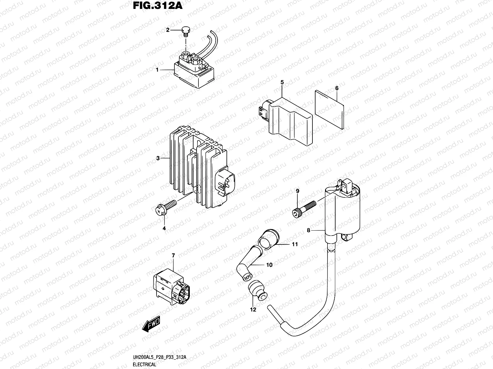 312A - ELECTRICAL (UH200AL5 P28)