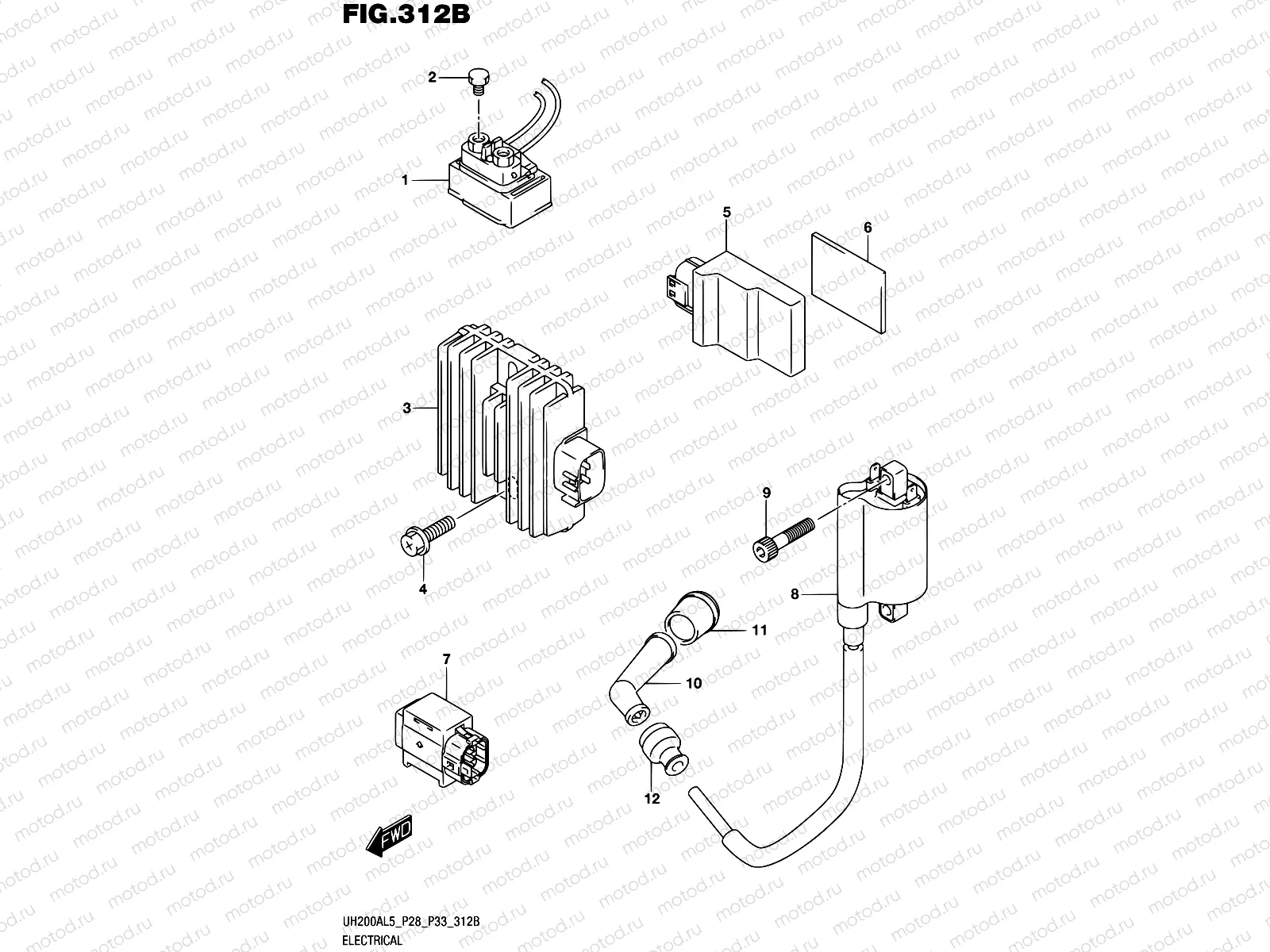 312B - ELECTRICAL (UH200AL5 P33)