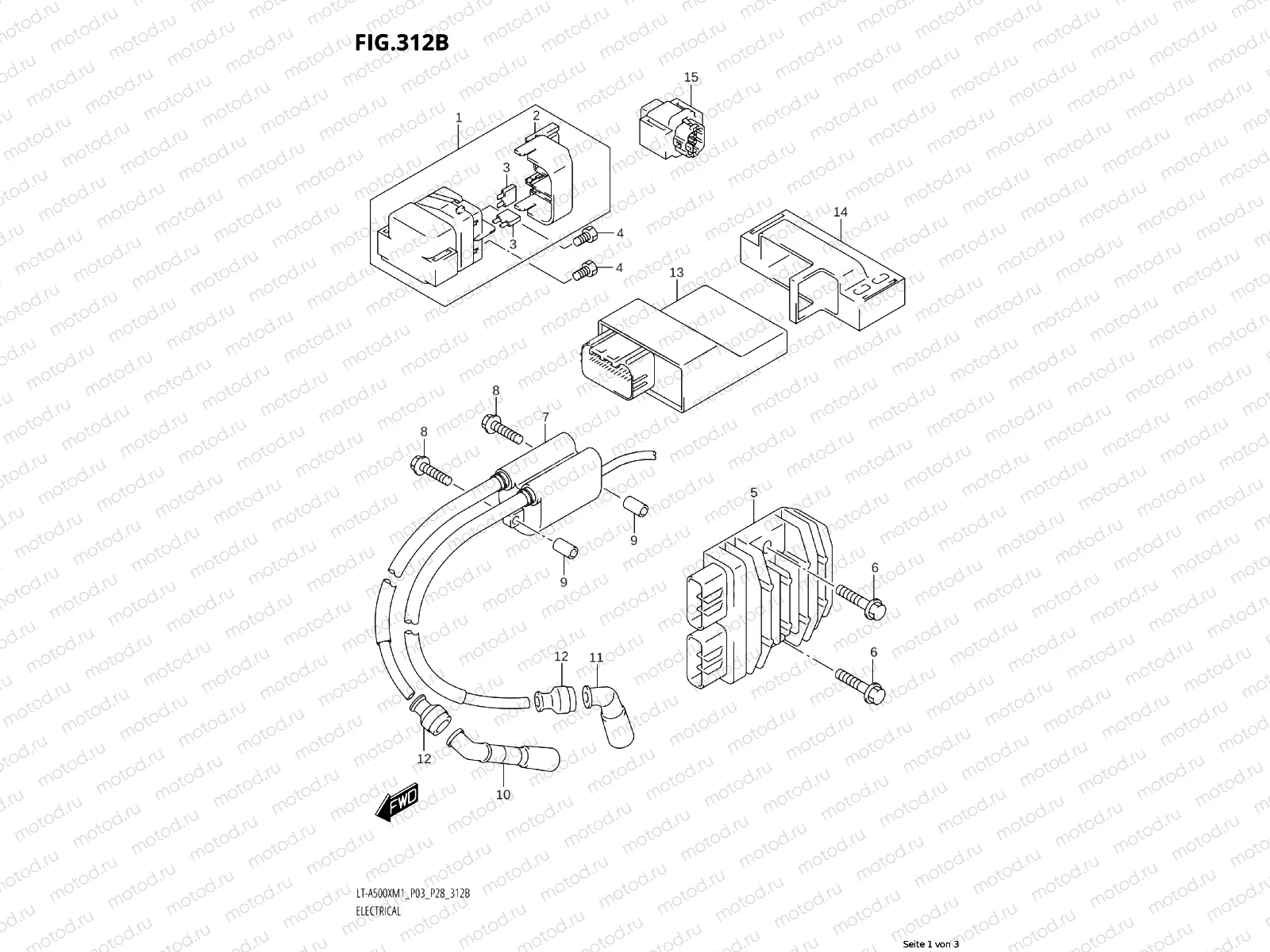 312C - ELECTRICAL (LT-A500XP:P03,P28)