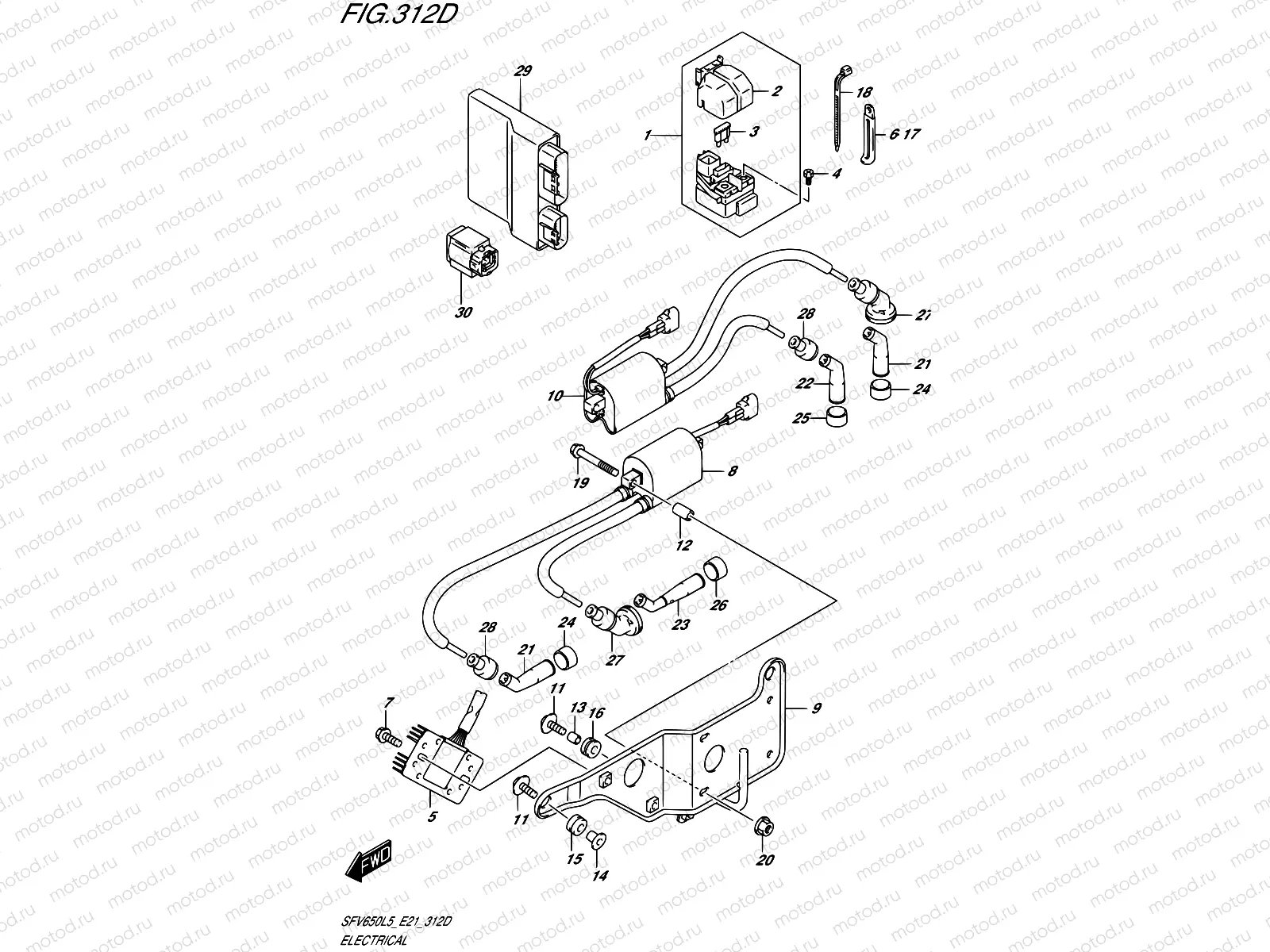 312D - ELECTRICAL (SFV650UAL5 E21)