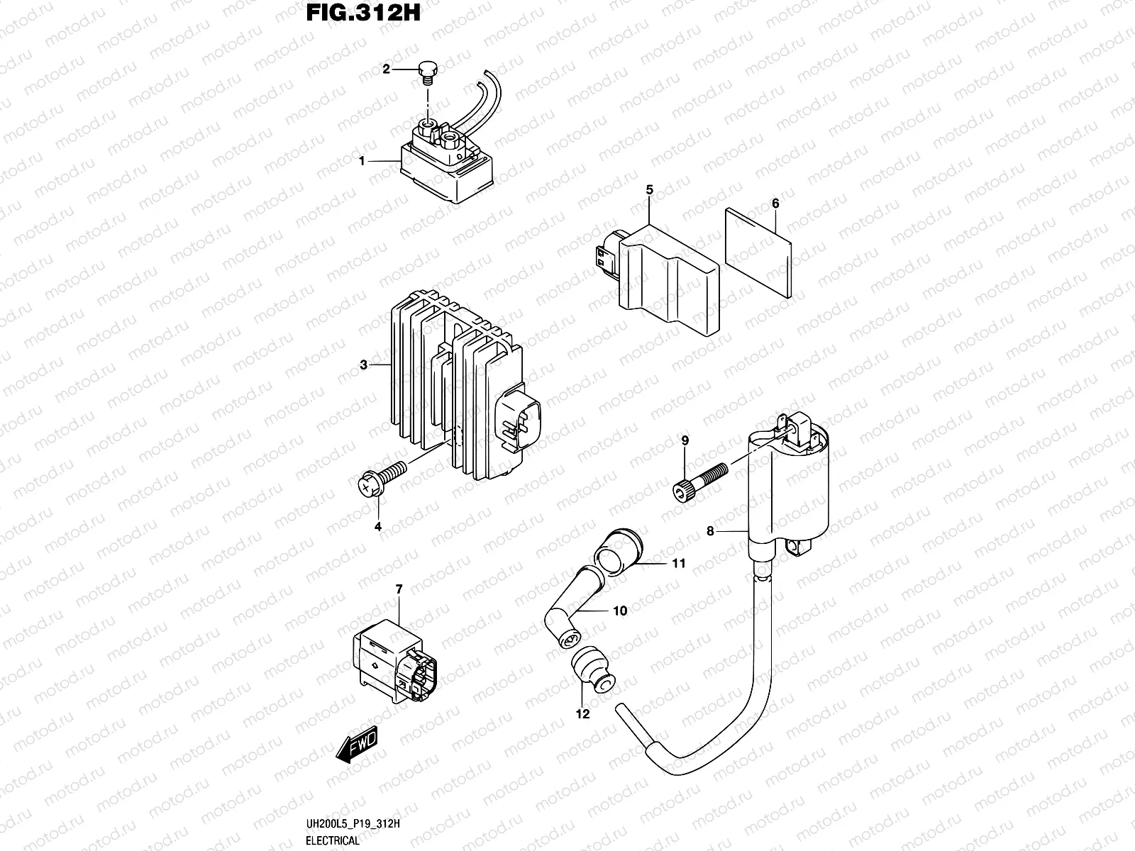 312H - ELECTRICAL (UH200AL5 P53)