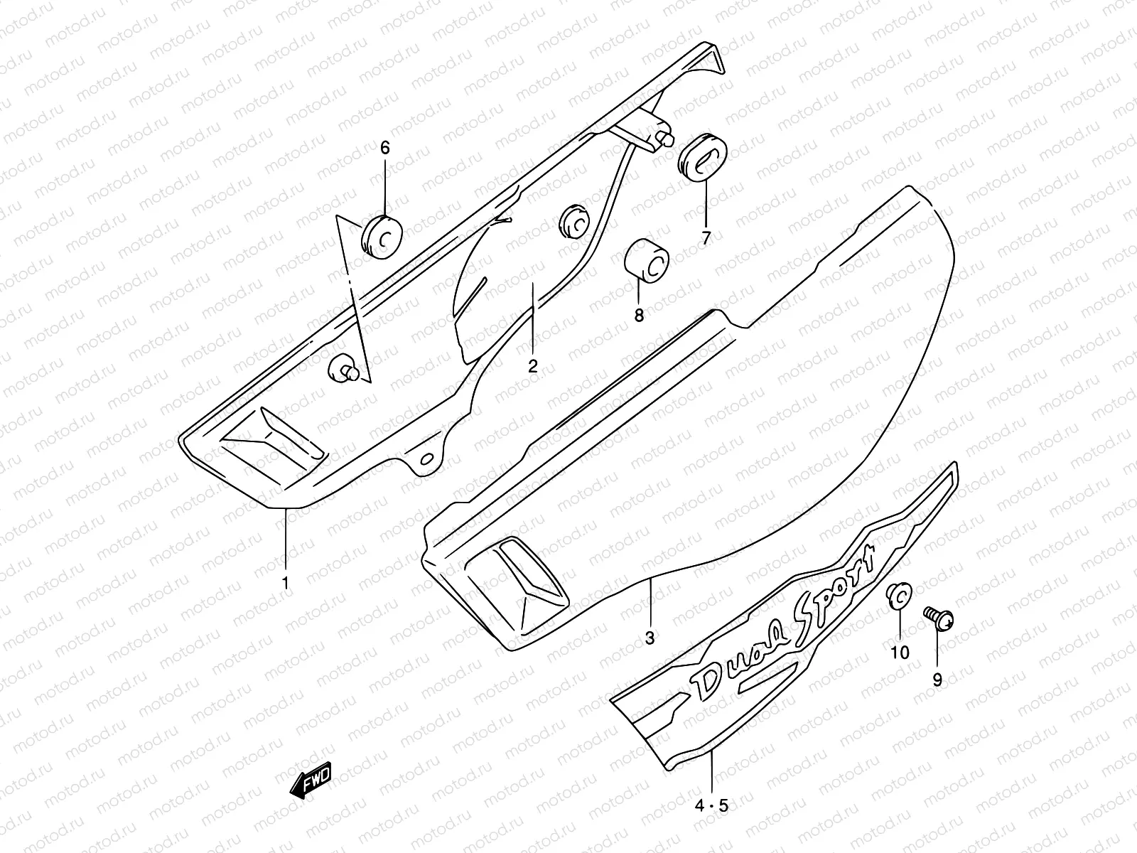 31A - FRAME COVER (MODEL V)