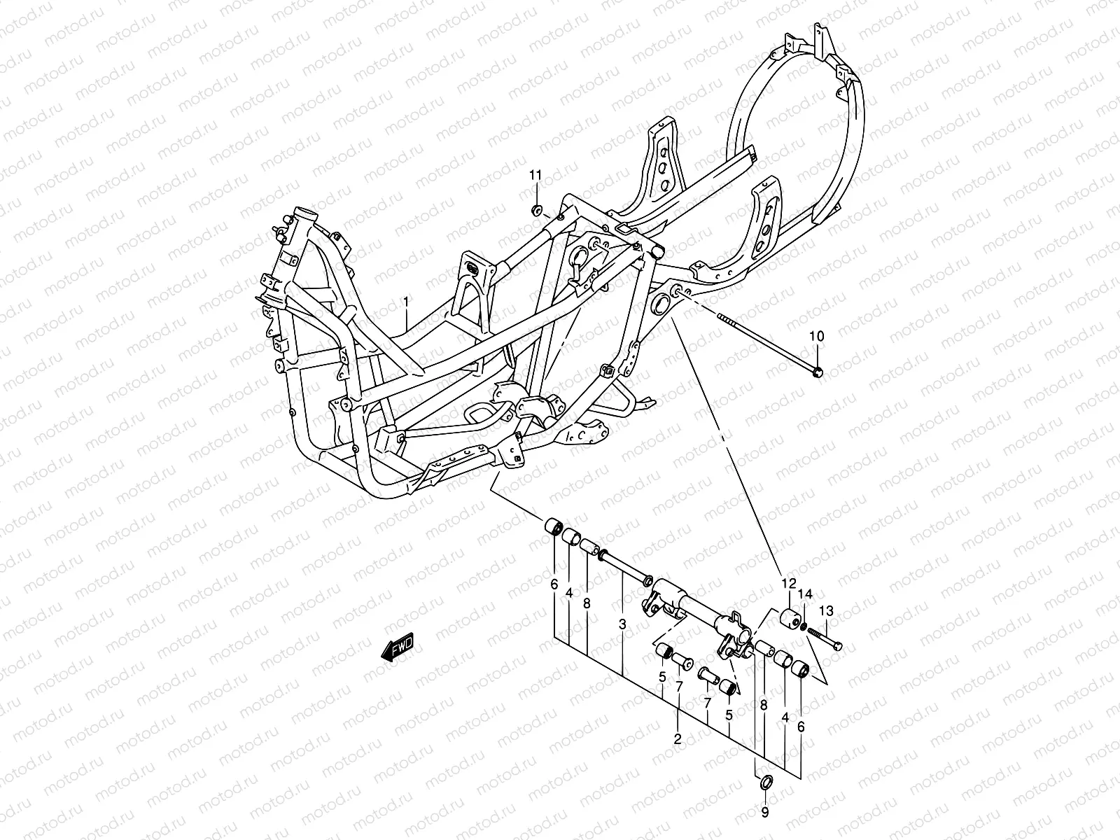 31A - FRAME (MODEL K1/K2)