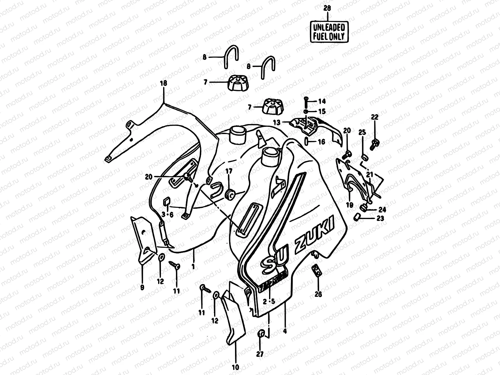 31A - FUEL TANK (MODEL K)