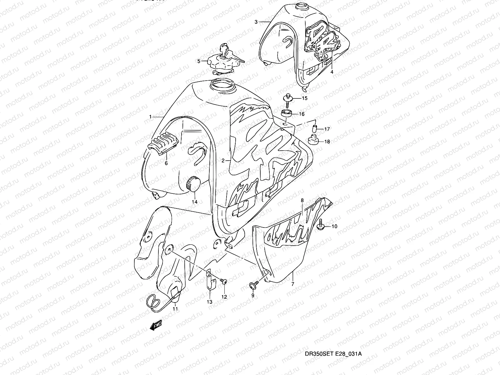 31A - FUEL TANK (MODEL N/P)