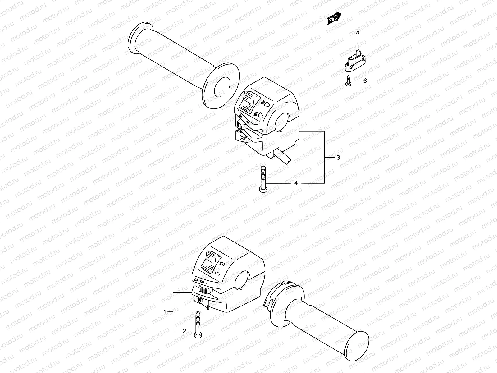 31A - HANDLE SWITCH (MODEL Y/K1)