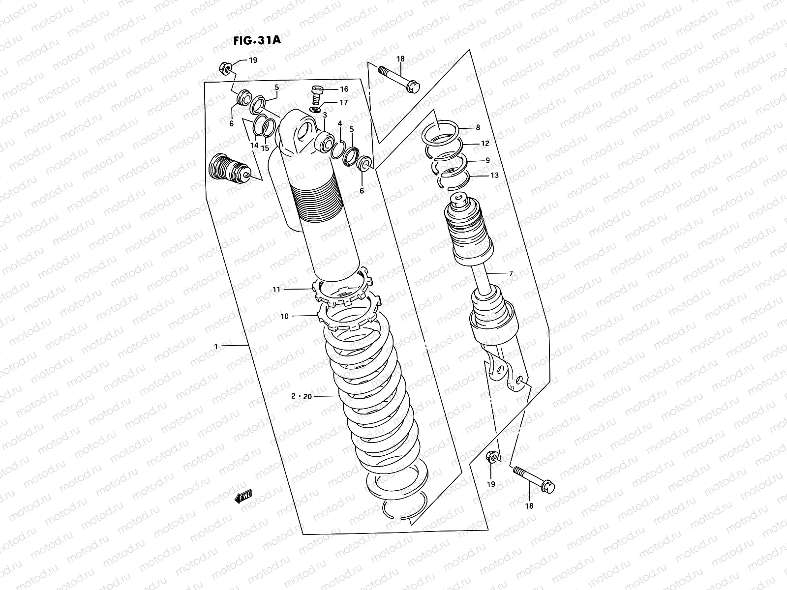 31A - SHOCK ABSORBER (MODEL P)
