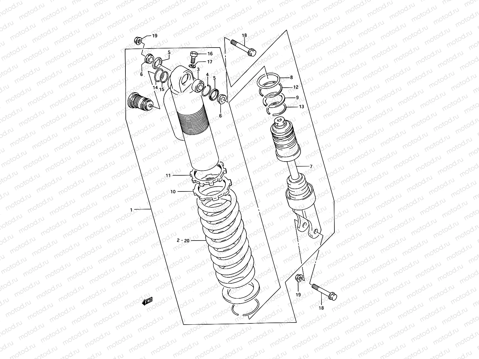 31A - SHOCK ABSORBER (MODEL P)