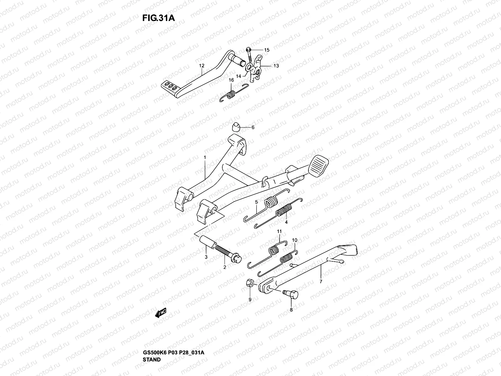 31A - STAND (MODEL K4/K5/K6)