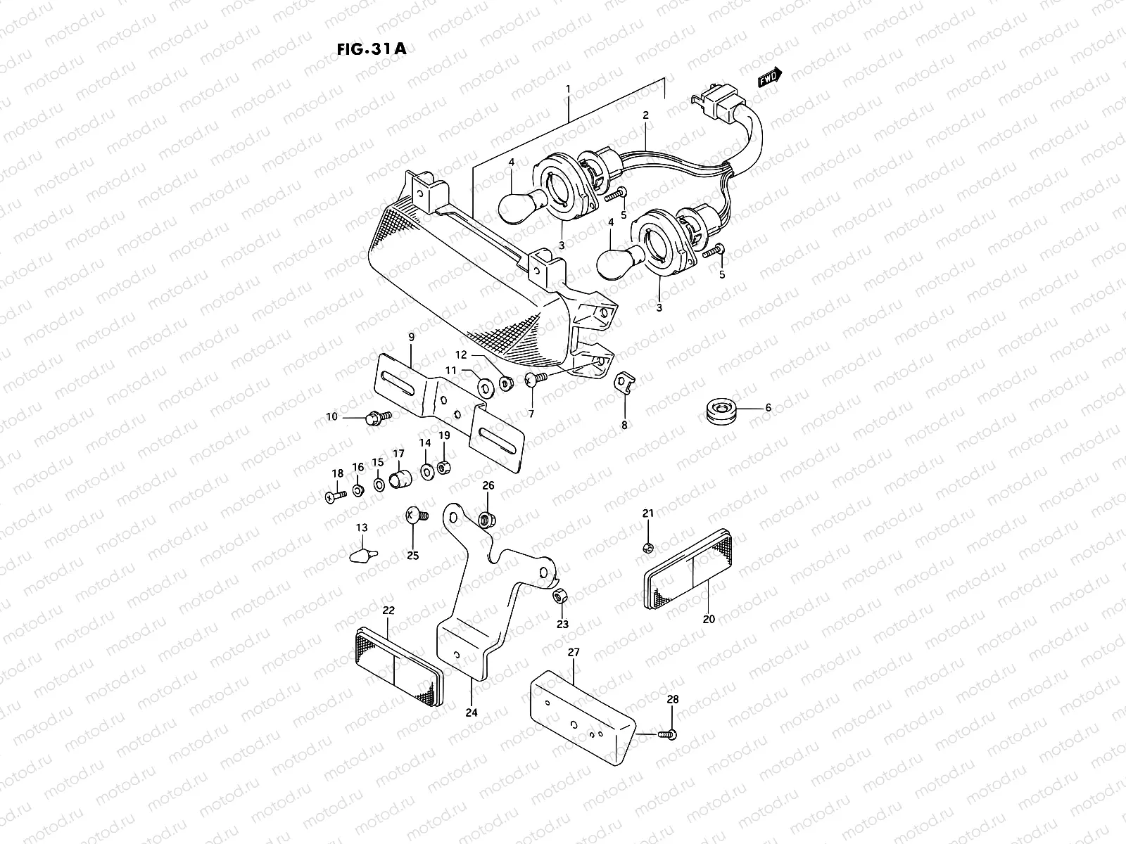 31A - TAIL LAMP (MODEL R/S)