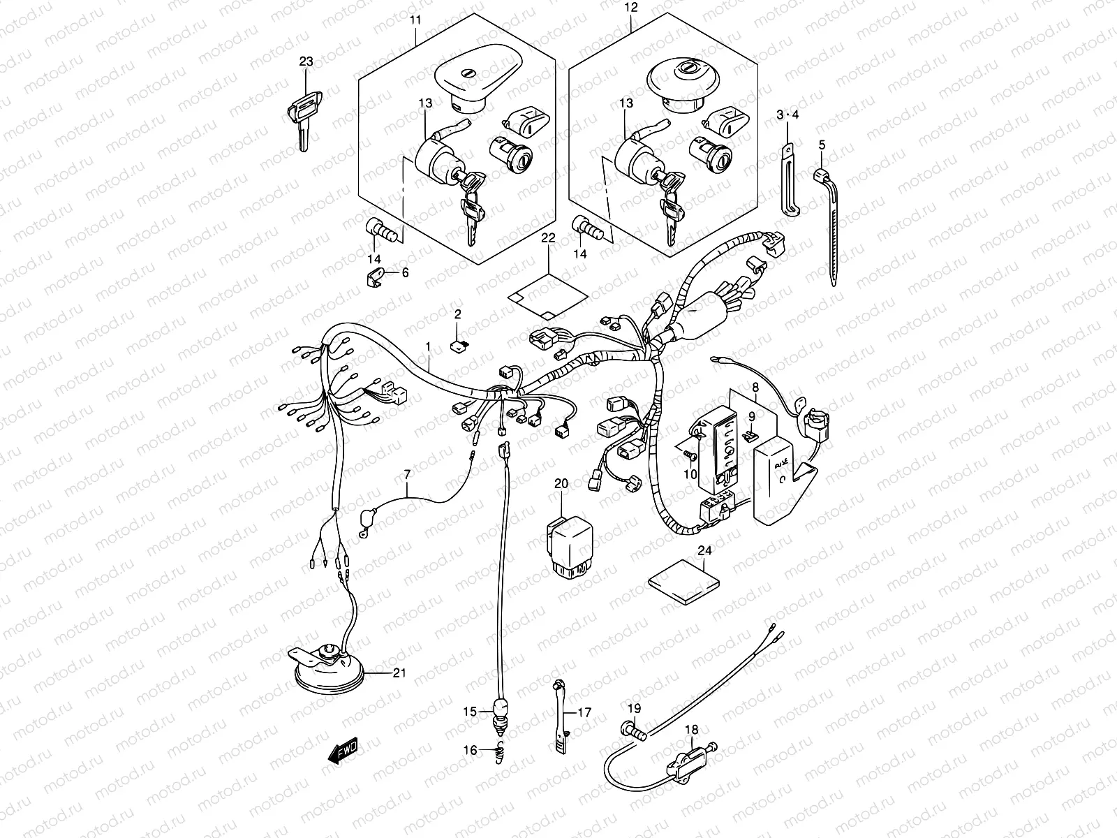 31A - WIRING HARNESS (MODEL K4)