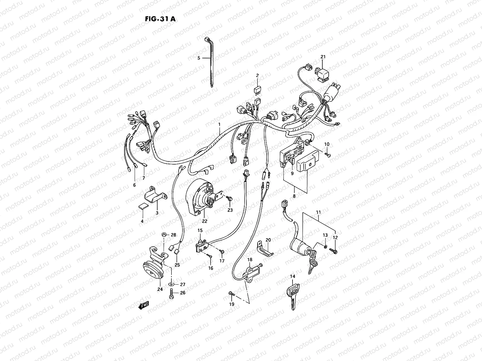 31A - WIRING HARNESS (MODEL S)