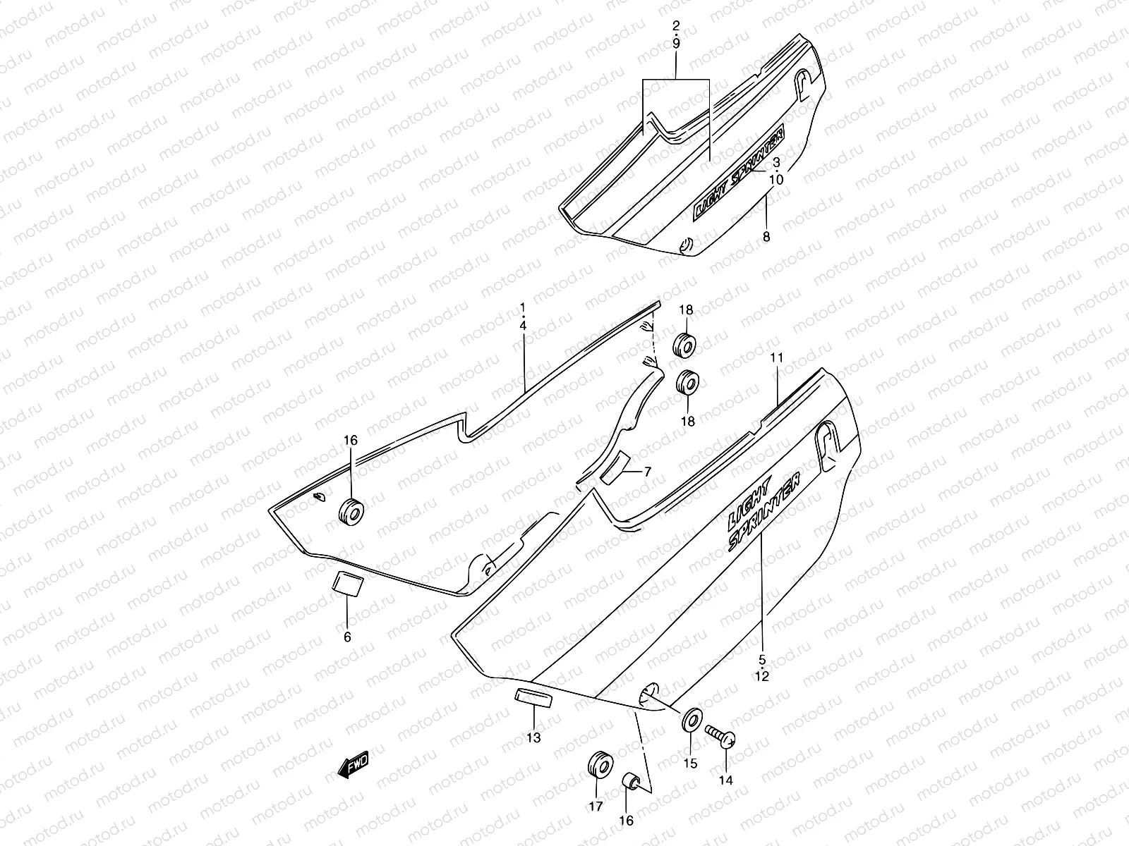 31B - FRAME COVER (MODEL M)
