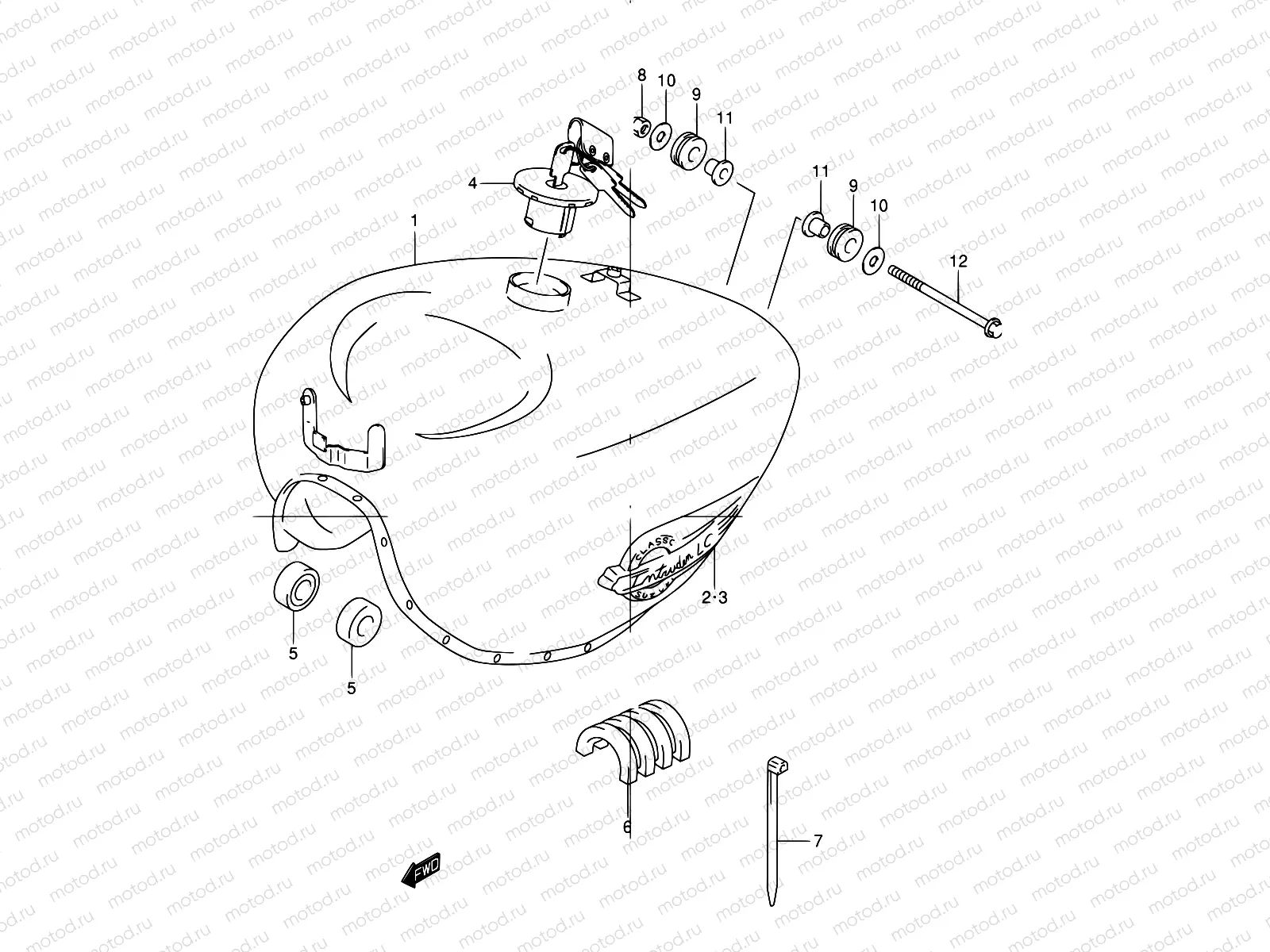 31B - FUEL TANK (MODEL K2/K3/K4)