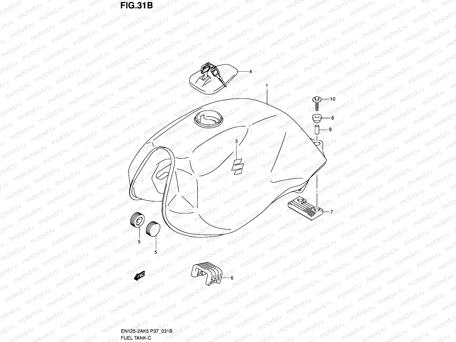 31B - FUEL TANK (MODEL K7/K8)
