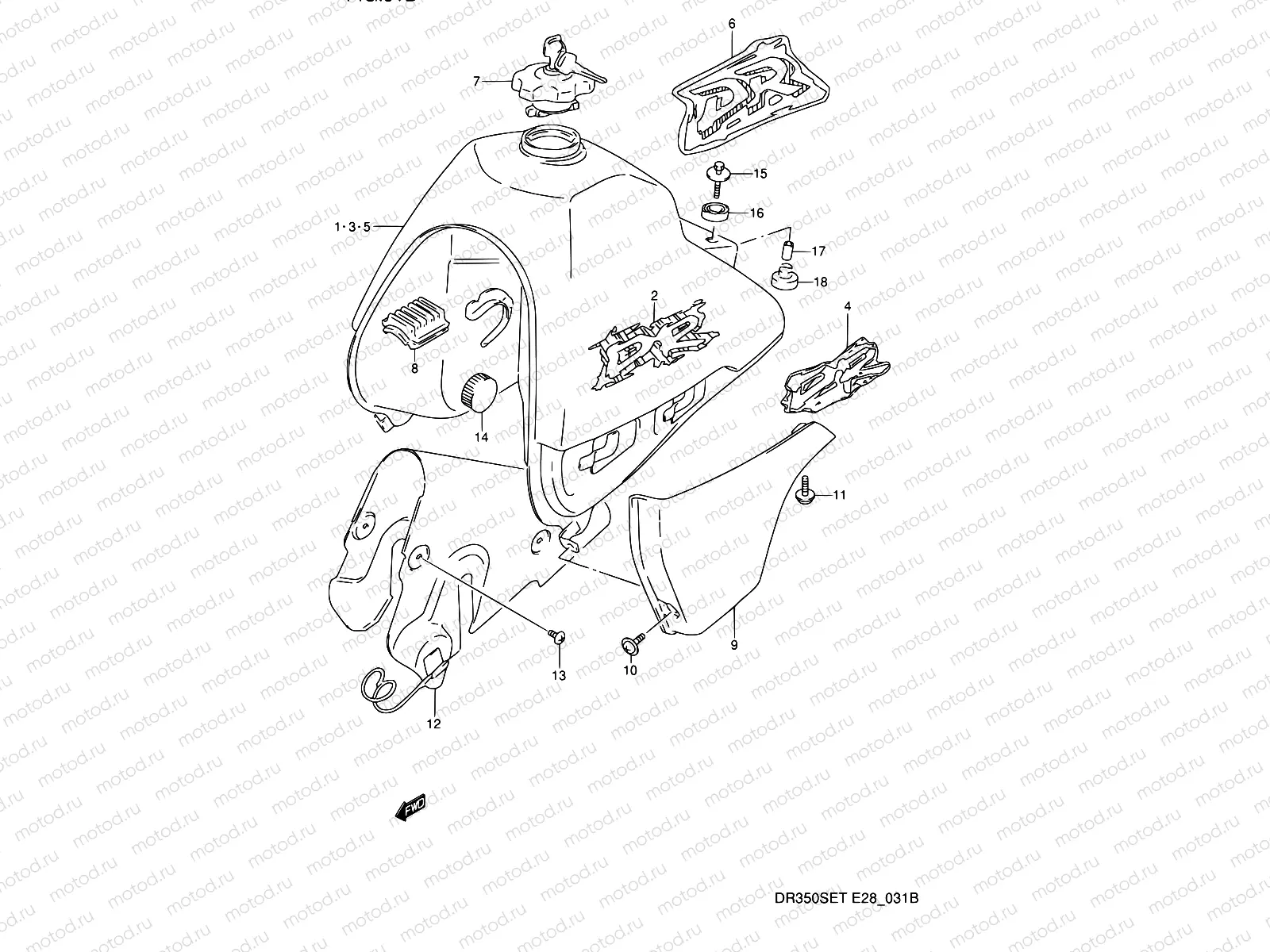 31B - FUEL TANK (MODEL R/S/T)