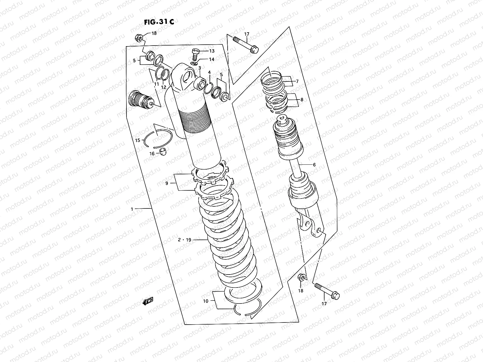 31C - SHOCK ABSORBER (MODEL S)